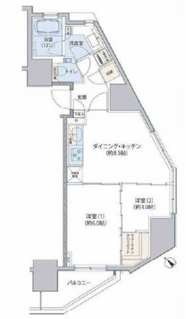 レジディア文京小石川Ⅱの物件間取画像